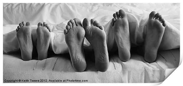Feet And Toes Canvases and Prints Print by Keith Towers Canvases & Prints