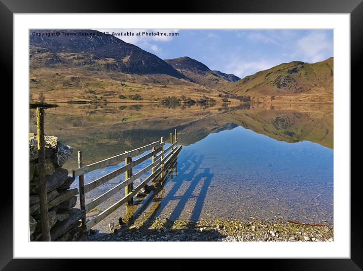 Buttermere Lake District Framed Mounted Print by Trevor Kersley RIP