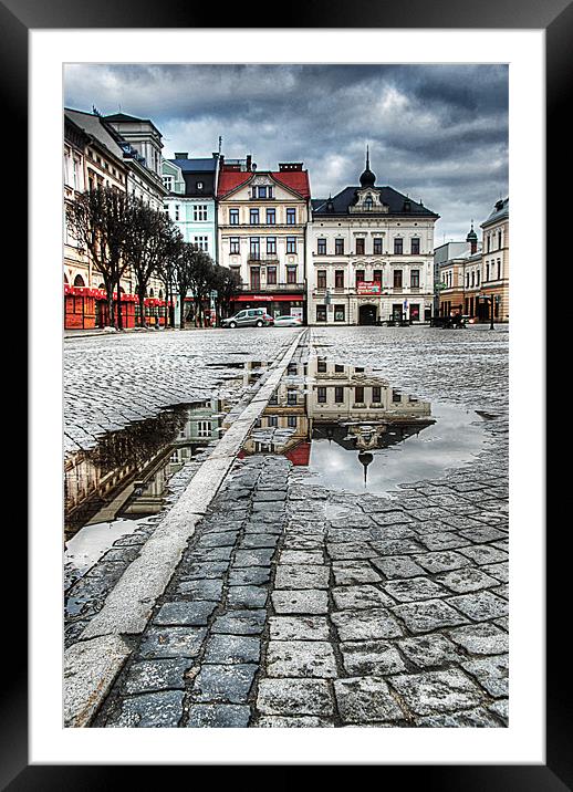 Rynek Reflections Framed Mounted Print by Andrew Squires