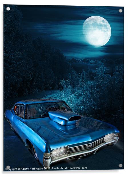 Midnight Impala Acrylic by Kenny Partington