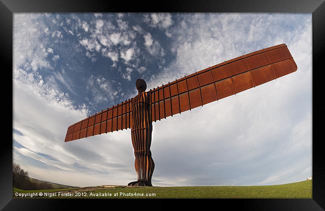 Angel of the North Framed Print by Creative Photography Wales