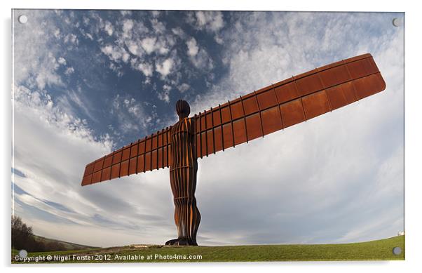 Angel of the North Acrylic by Creative Photography Wales