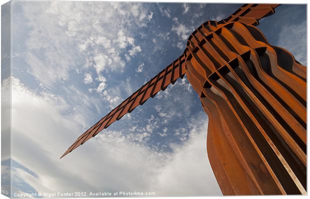Angel of the North Canvas Print by Creative Photography Wales