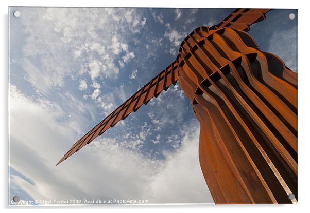 Angel of the North Acrylic by Creative Photography Wales