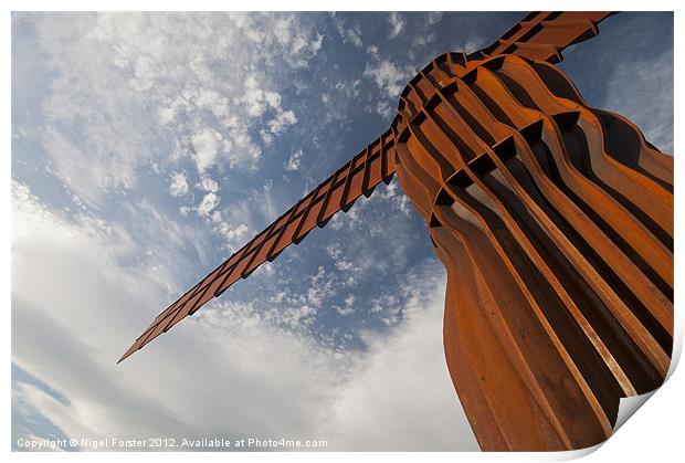 Angel of the North Print by Creative Photography Wales