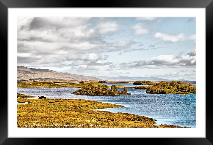 Loch Ba View Framed Mounted Print by Chris Thaxter