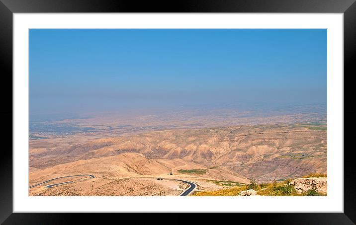 Jordan Valley Framed Mounted Print by radoslav rundic
