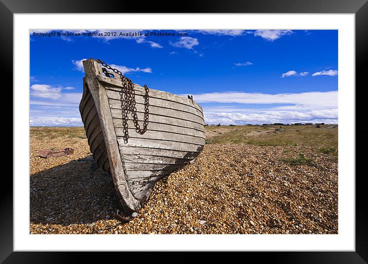 dungeness in full colour Framed Mounted Print by meirion matthias