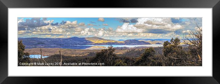 A Golden Hill Framed Mounted Print by Mark Lucey