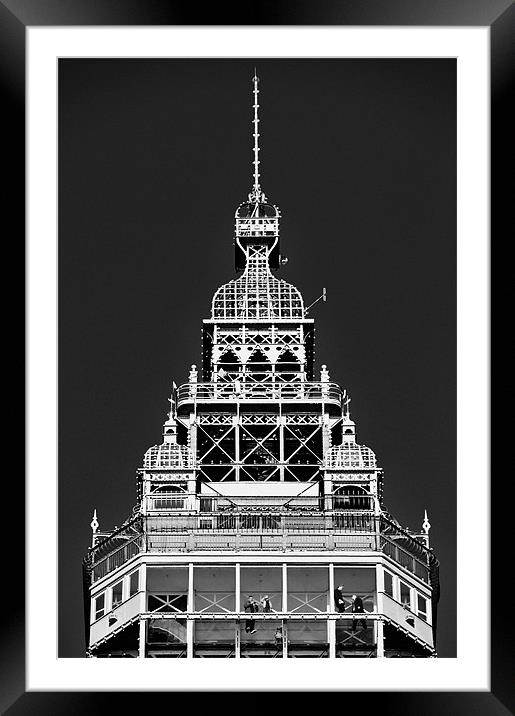 The Tower Top Framed Mounted Print by Jason Connolly