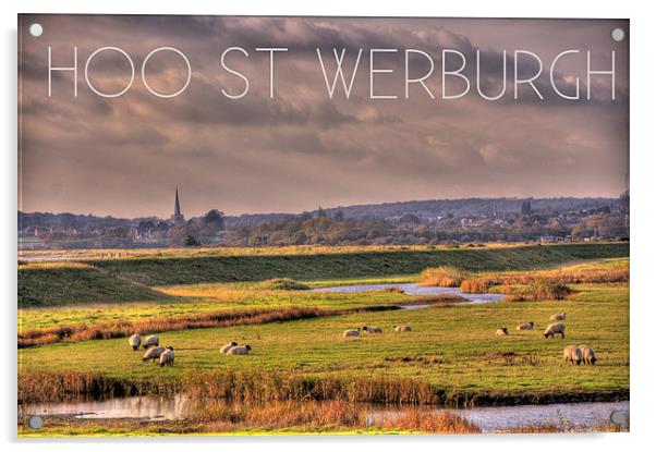 Hoo St Werburgh Acrylic by Brian Fuller