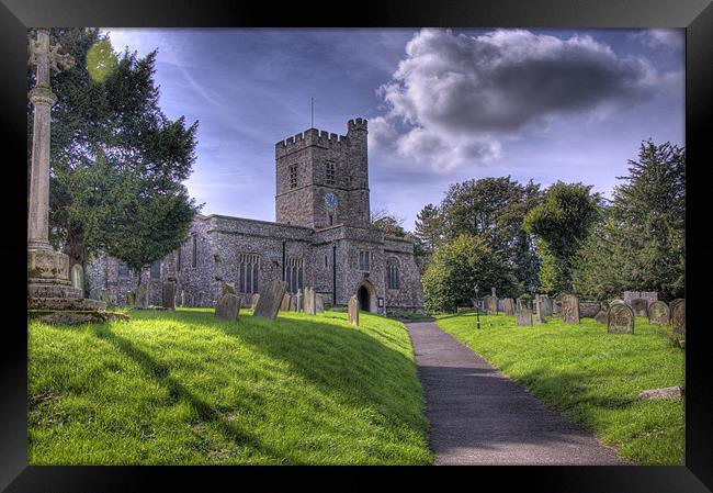 St Mary Magdelene, Cobham, Kent Framed Print by Brian Fuller