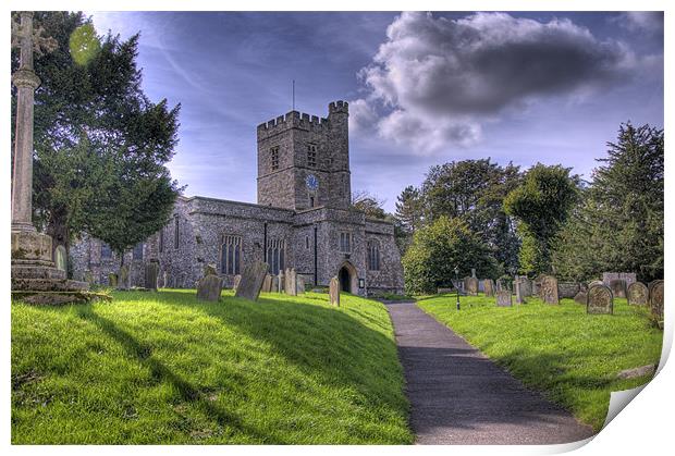 St Mary Magdelene, Cobham, Kent Print by Brian Fuller