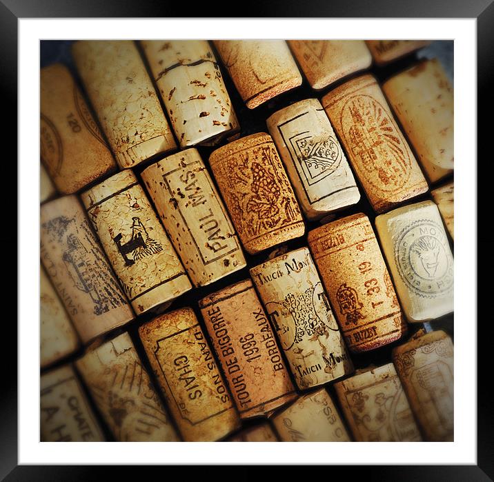 A load of old corks Framed Mounted Print by James Rowland