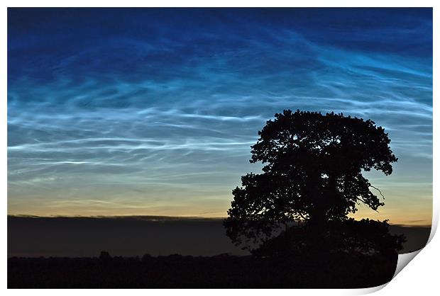 Noctilucent Magic Print by mark humpage