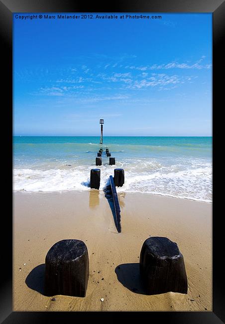 You are receding Framed Print by Marc Melander