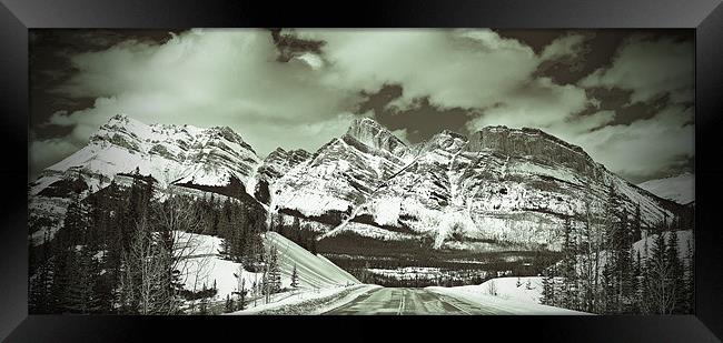 Icefield Parkway Canada Framed Print by Andy Evans Photos