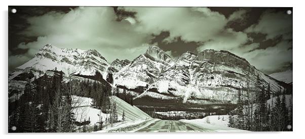 Icefield Parkway Canada Acrylic by Andy Evans Photos