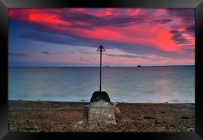 Southsea Outflow Framed Print by Paul Gordon