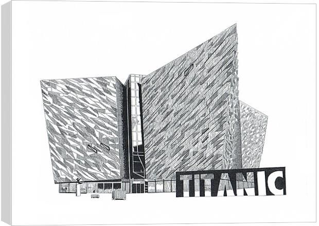 Titanic Belfast Canvas Print by Gordon and Gillian McFarland
