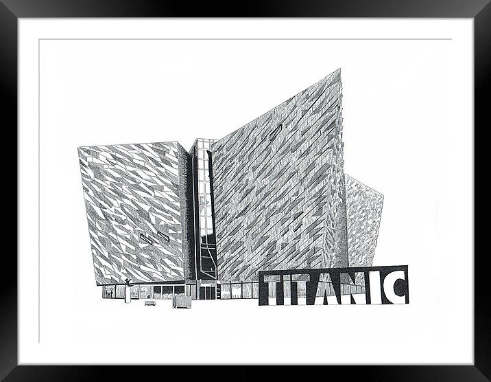 Titanic Belfast Framed Mounted Print by Gordon and Gillian McFarland