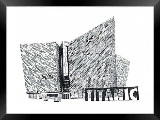 Titanic Belfast Framed Print by Gordon and Gillian McFarland