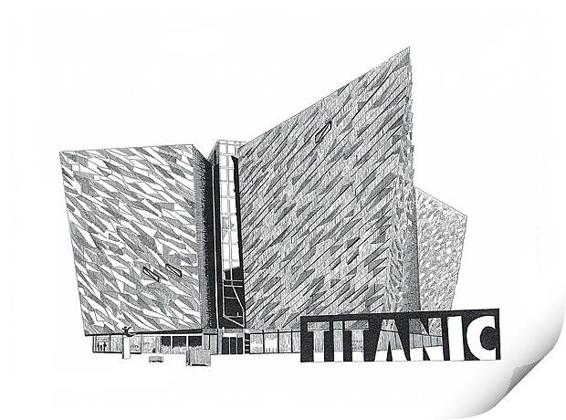 Titanic Belfast Print by Gordon and Gillian McFarland