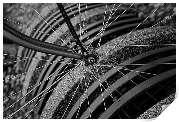 wheels within wheels Print by Marc Melander