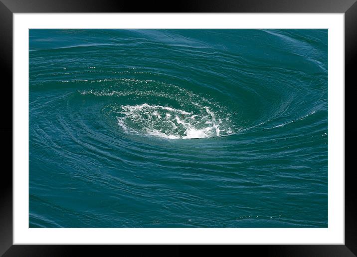 Whirlpool Framed Mounted Print by keith sutton