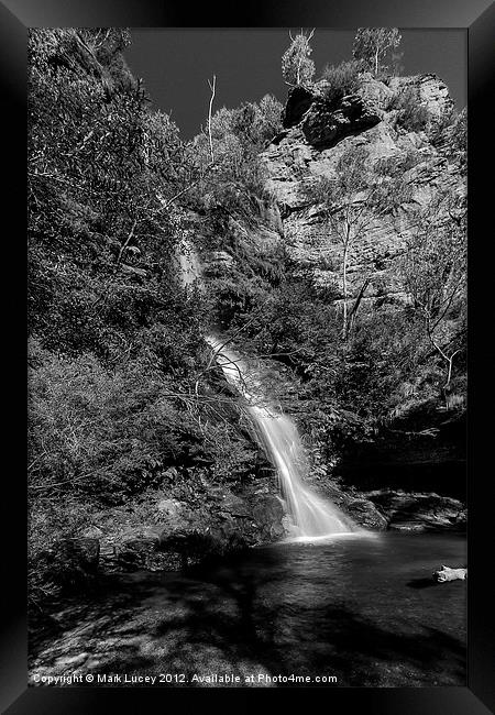 Minnehaha Falls Framed Print by Mark Lucey