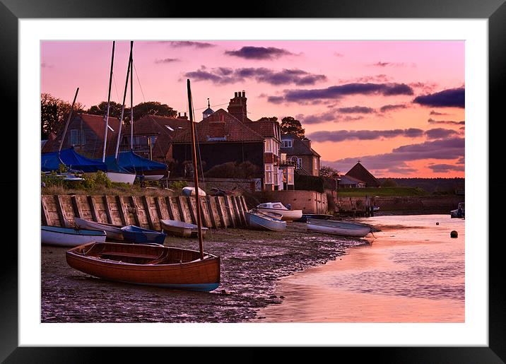 Glow at Burnham Framed Mounted Print by Stephen Mole