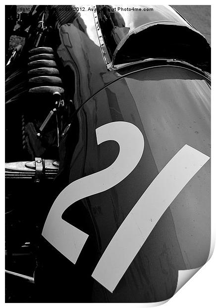 Vintage racer Print by Marc Melander
