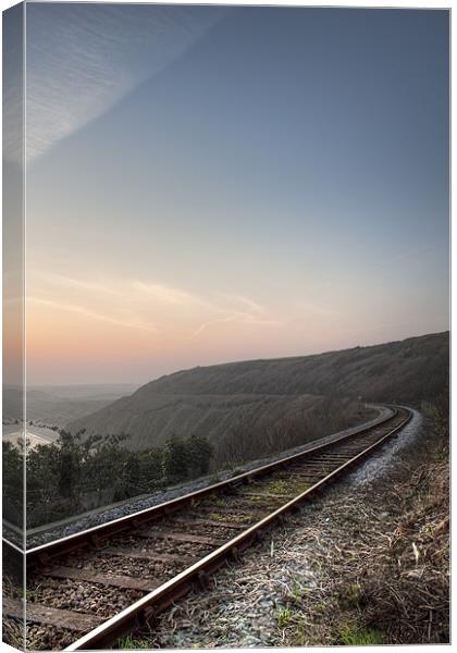 The Railway Line Canvas Print by Kieran Brimson