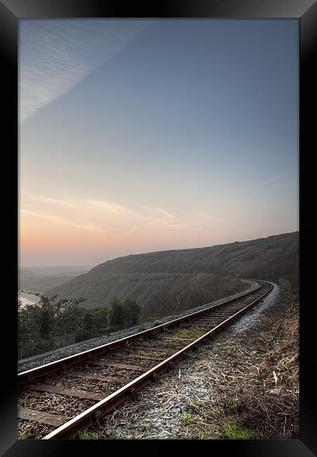 The Railway Line Framed Print by Kieran Brimson