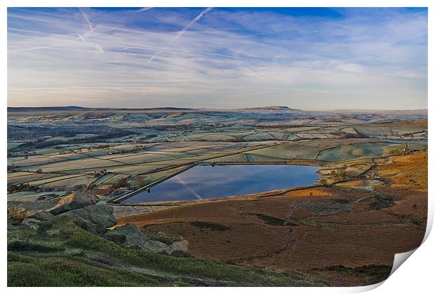 Majestic Sunrise over Yorkshire Dales Print by Jim Round