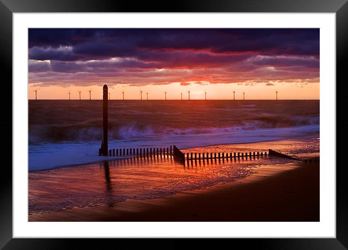 Caister Sunrise Framed Mounted Print by Stephen Mole
