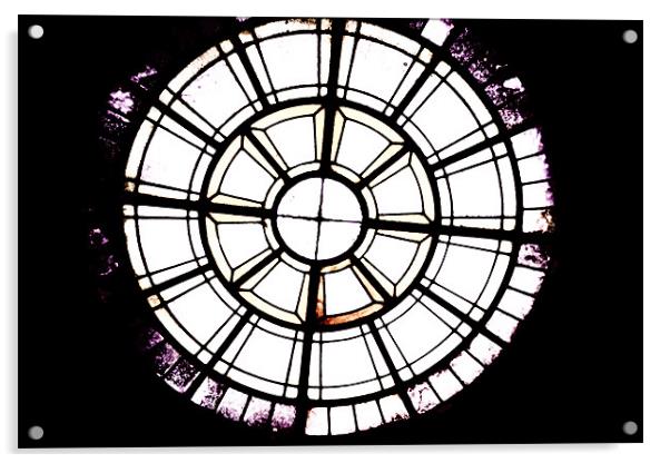Gothic Window. Acrylic by Jamie Moffat