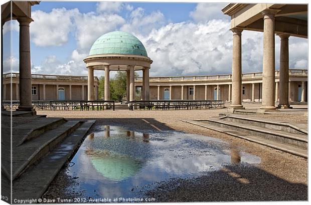 Eaton Park Bandstand, Norwich Canvas Print by Dave Turner