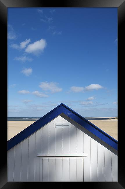 Beach hut Framed Print by Marc Melander