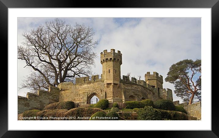 Warwick Castle Keep Framed Mounted Print by Elouera Photography