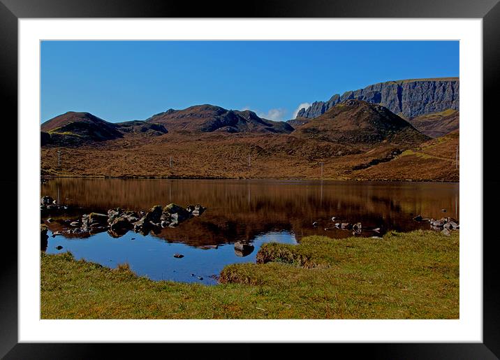 reflected ridge Framed Mounted Print by jane dickie
