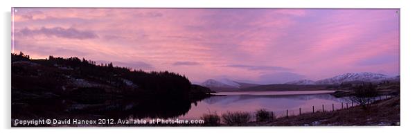 Loch Doon At Sun Rise Acrylic by David Hancox