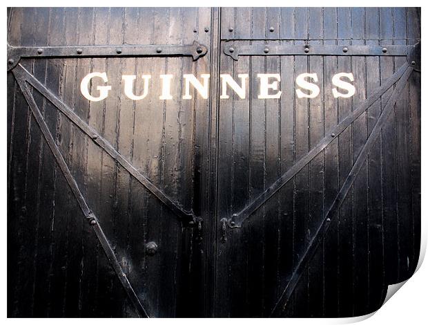 Guinness Print by david harding