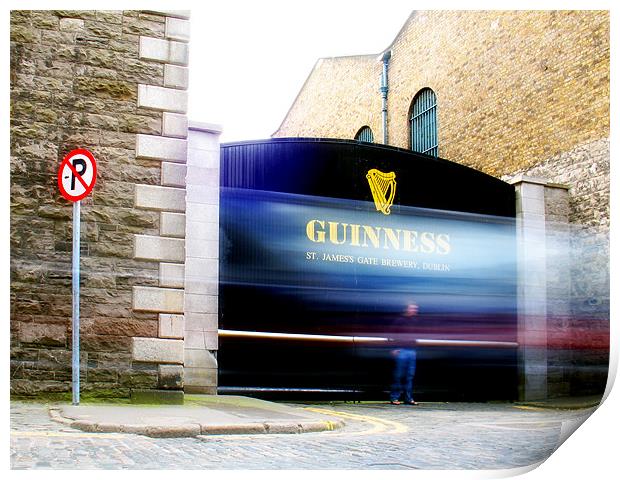 Guinness Brewery Dublin Print by david harding