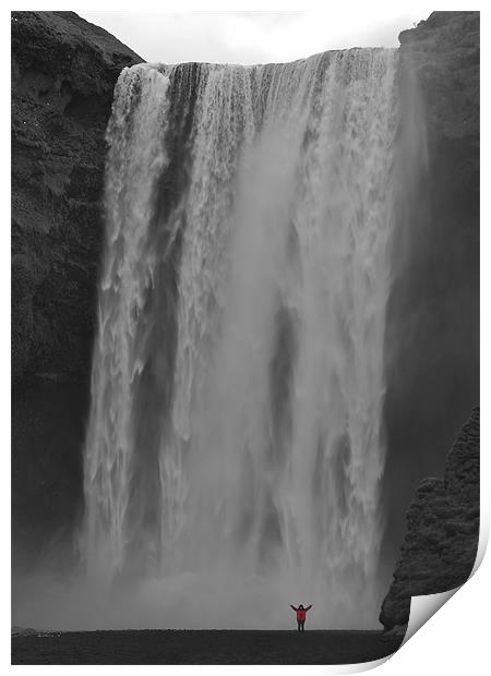 Mighty Falls Print by mark humpage