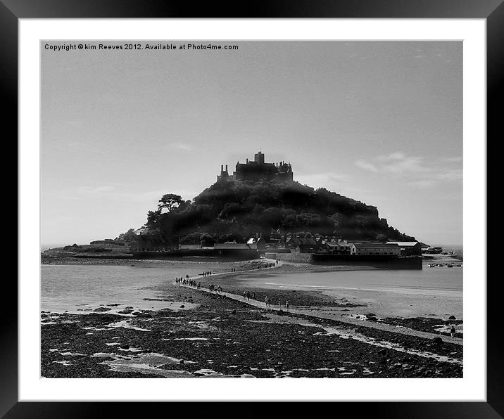 St Michael's Mount Framed Mounted Print by kim Reeves