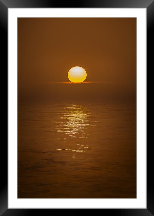 Sunset at Hoopers Point Framed Mounted Print by Natures' Canvas: Wall Art  & Prints by Andy Astbury