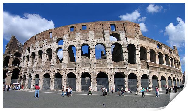 Colosseum, Rome, Italy Print by Linda More