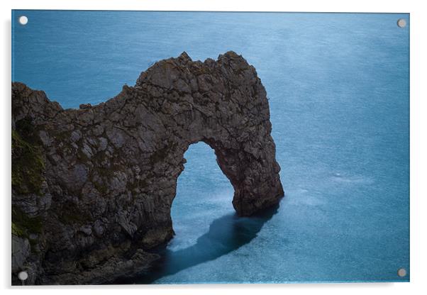 Durdle Door: Dorset's Timeless Geologic Spectacle Acrylic by David Tyrer