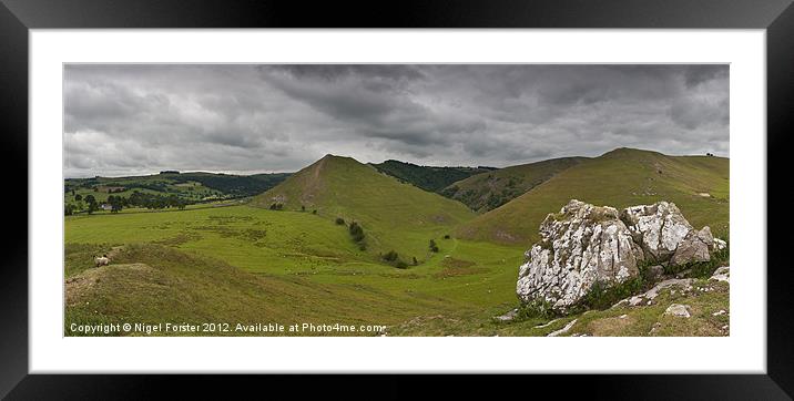 Thorp Cloud Framed Mounted Print by Creative Photography Wales